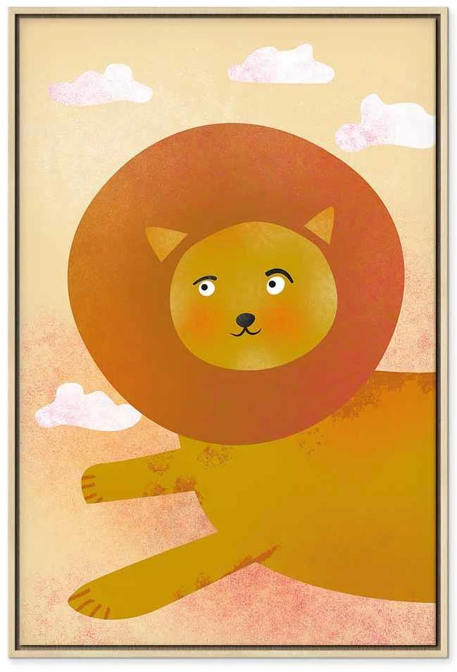 Artgeist Paveikslas - Lion's Fun (1 Part) Vertical