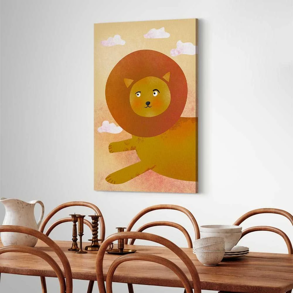 Artgeist Paveikslas - Lion's Fun (1 Part) Vertical