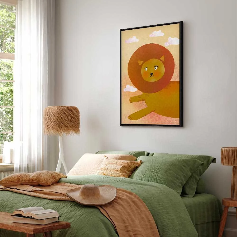 Artgeist Paveikslas - Lion's Fun (1 Part) Vertical