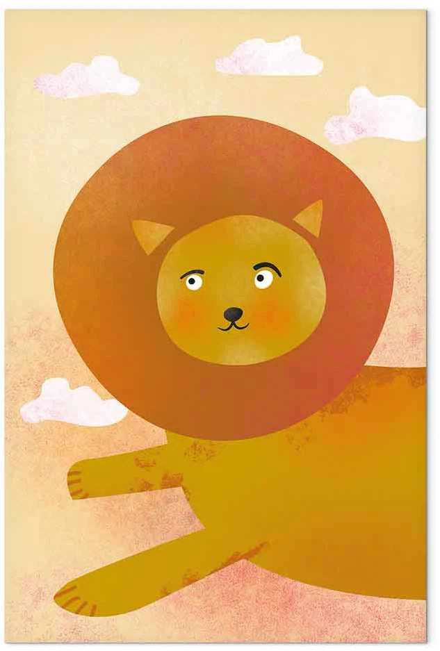Artgeist Paveikslas - Lion's Fun (1 Part) Vertical
