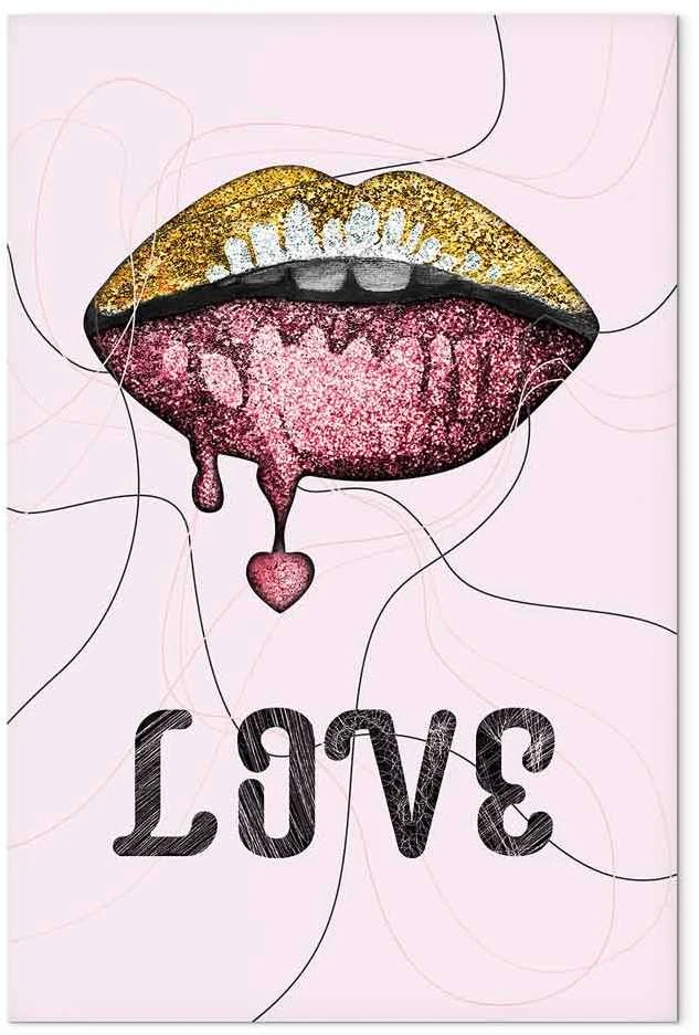 Artgeist Paveikslas - Liquid Lips (1 Part) Vertical
