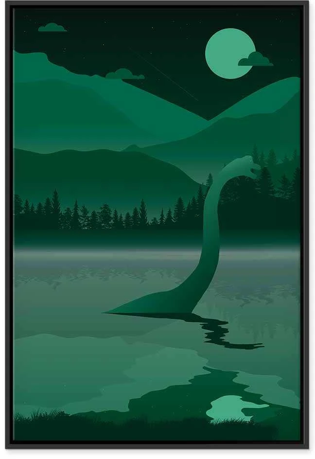 Artgeist Paveikslas - Loch Ness (1 Part) Vertical
