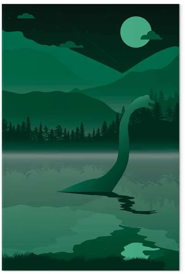 Artgeist Paveikslas - Loch Ness (1 Part) Vertical