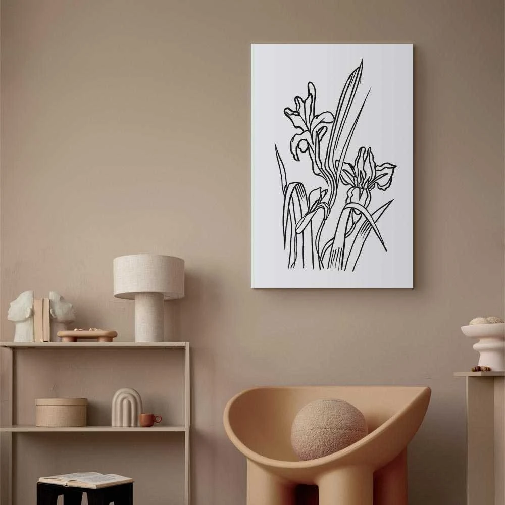 Artgeist Paveikslas - Love Irises (1 Part) Vertical
