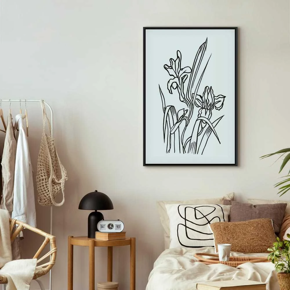 Artgeist Paveikslas - Love Irises (1 Part) Vertical