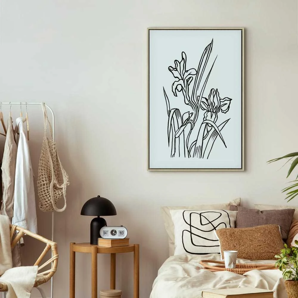 Artgeist Paveikslas - Love Irises (1 Part) Vertical