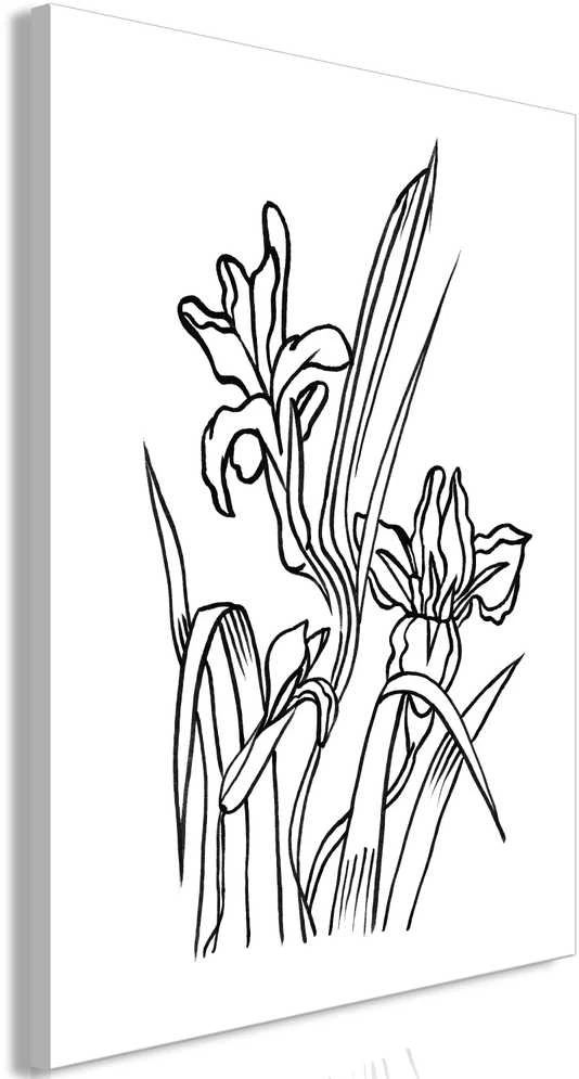 Artgeist Paveikslas - Love Irises (1 Part) Vertical