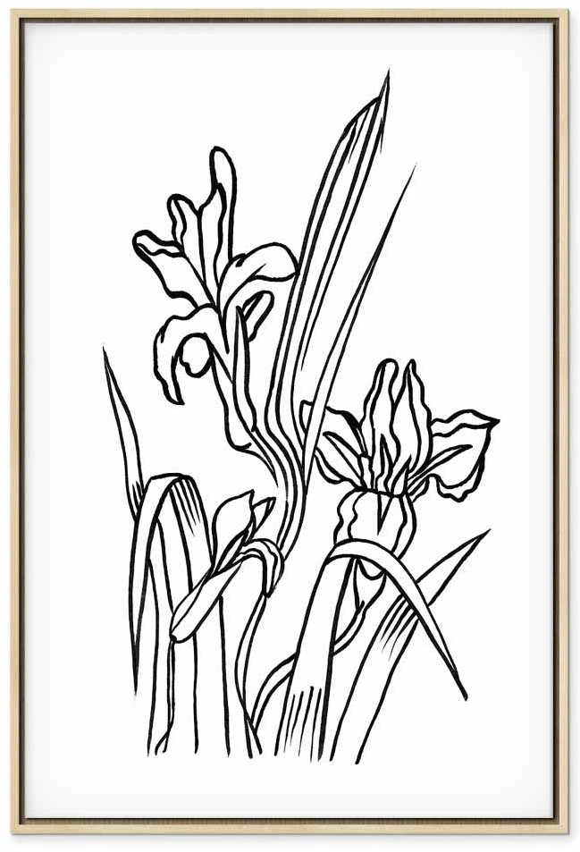 Artgeist Paveikslas - Love Irises (1 Part) Vertical