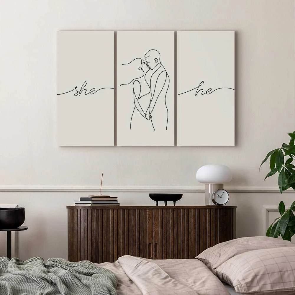 Artgeist Paveikslas - Love Triptych (3 Parts)