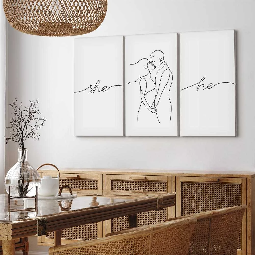Artgeist Paveikslas - Love Triptych (3 Parts)