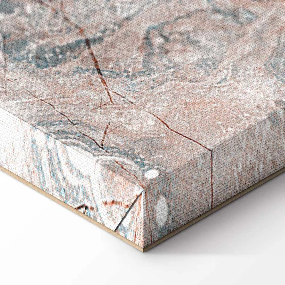Artgeist Paveikslas - Marble flowers – natural stone structure in pastel colours