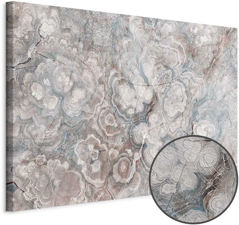Artgeist Paveikslas - Marble flowers – natural stone structure in pastel colours