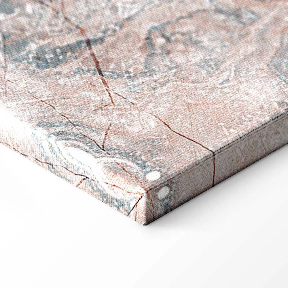 Artgeist Paveikslas - Marble flowers – natural stone structure in pastel colours