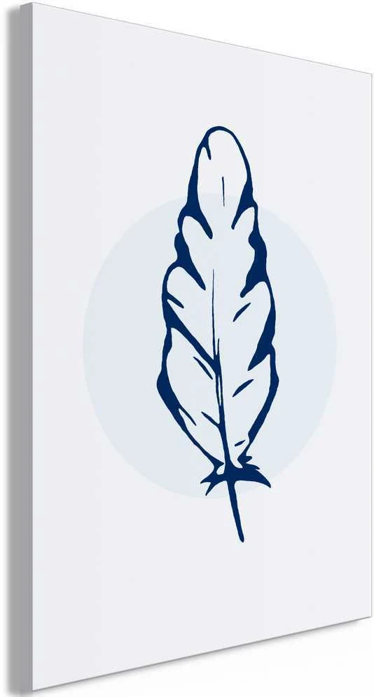 Artgeist Paveikslas - Mėlyna Feather (1 Part) Vertical