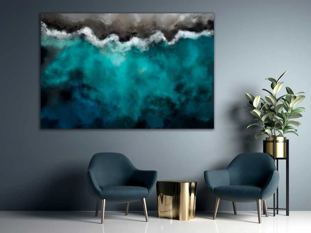 Artgeist Paveikslas - Mėlyna Lagoon (1 Part) Wide