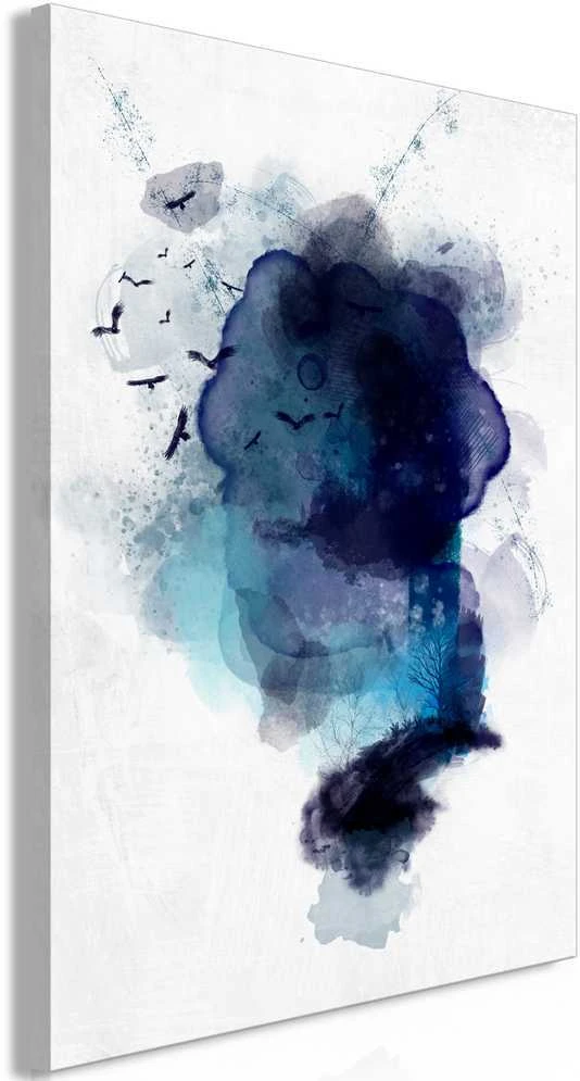 Artgeist Paveikslas - Mėlyna Memory (1 Part) Vertical