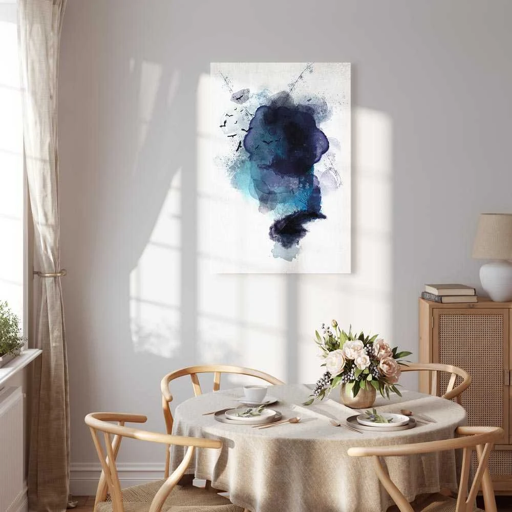 Artgeist Paveikslas - Mėlyna Memory (1 Part) Vertical