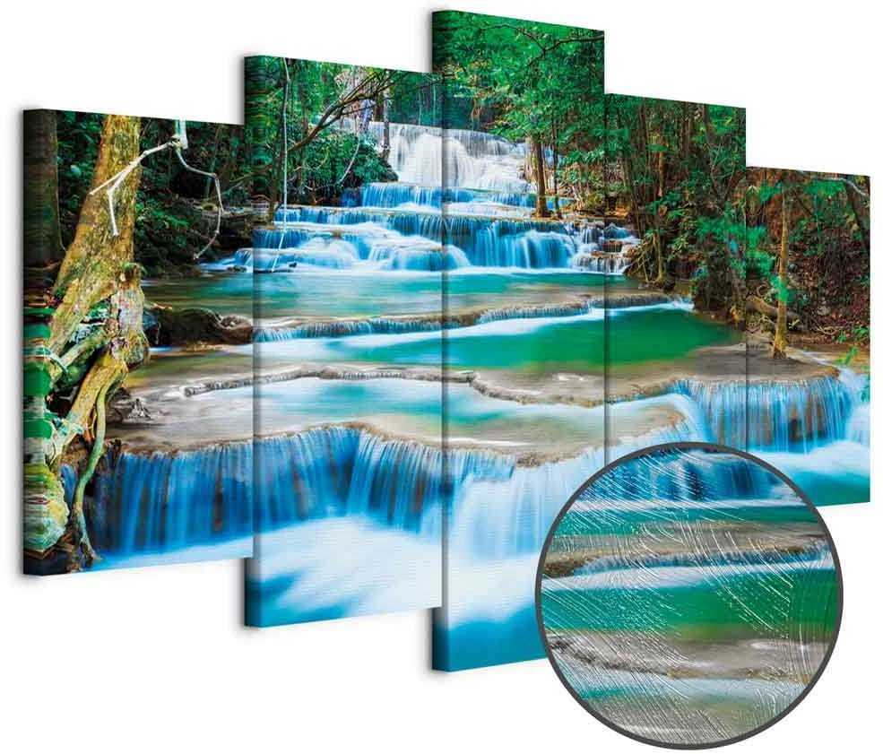 Artgeist Paveikslas - Mėlyna Waterfall in Kanchanaburi, Thailand