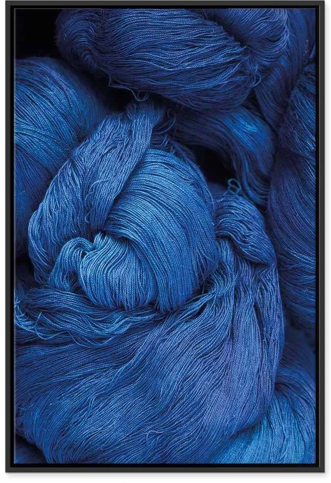 Artgeist Paveikslas - Mėlyna Worsted (1 Part) Vertical