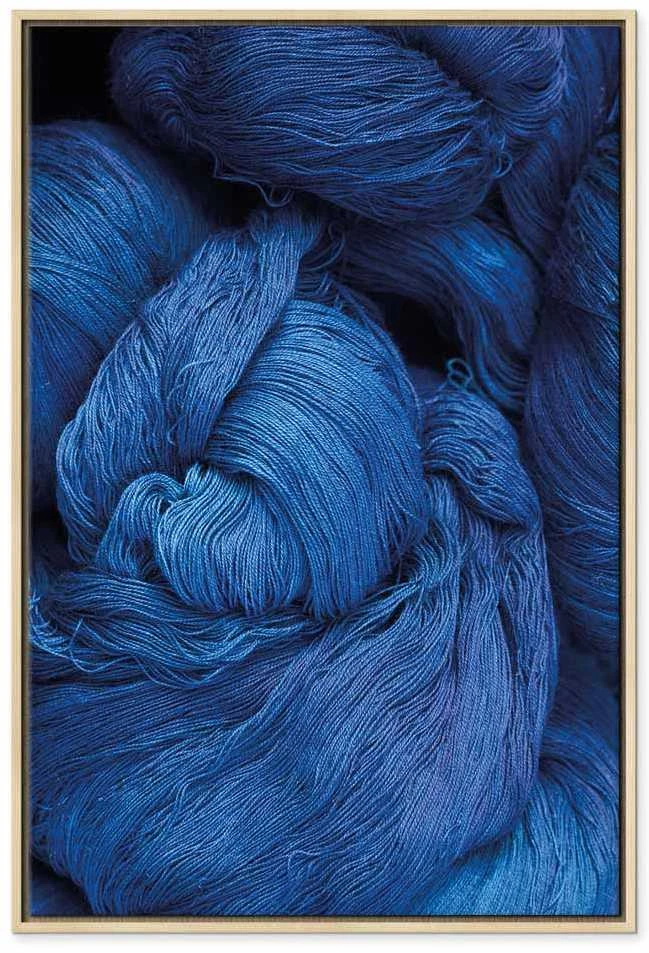 Artgeist Paveikslas - Mėlyna Worsted (1 Part) Vertical