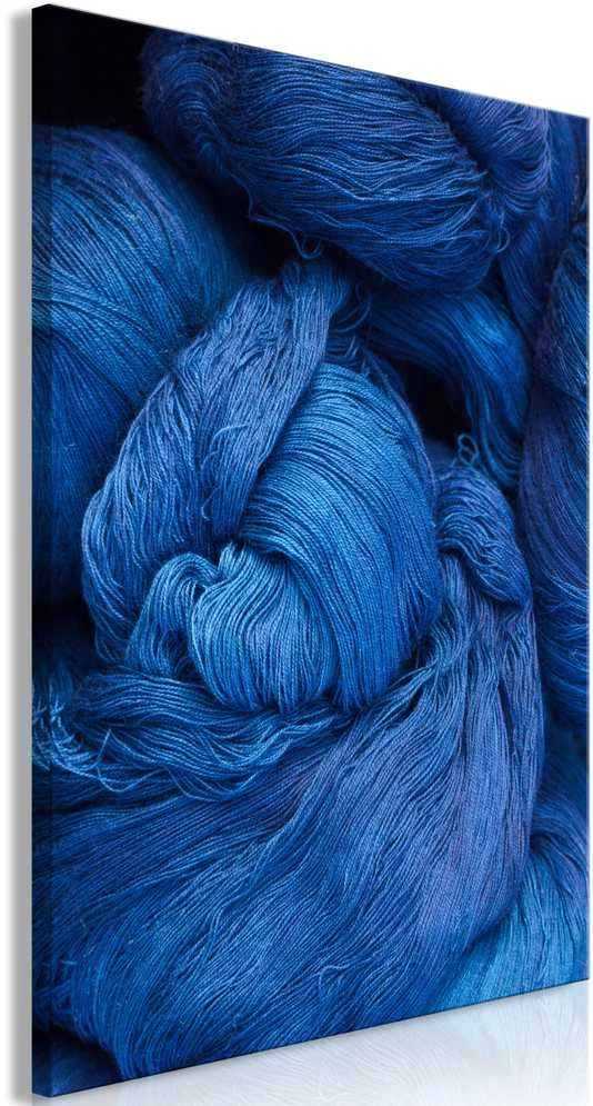 Artgeist Paveikslas - Mėlyna Worsted (1 Part) Vertical