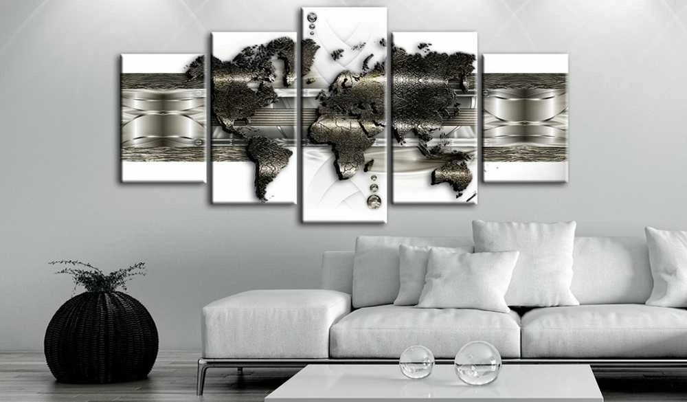 Artgeist Paveikslas - Metal World Map II