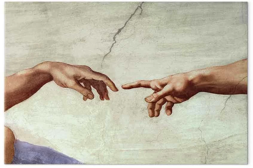 Artgeist Paveikslas - Michelangelo – The Creation of Adam (hands)