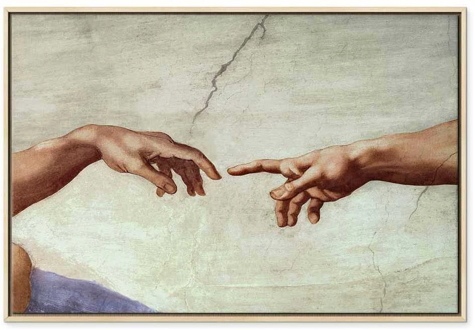 Artgeist Paveikslas - Michelangelo – The Creation of Adam (hands)