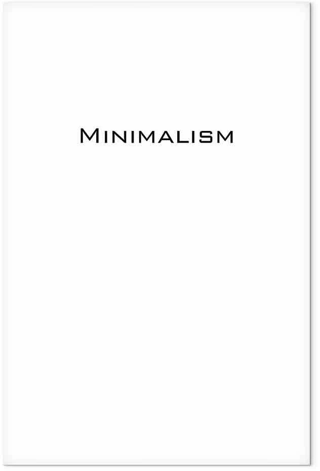 Artgeist Paveikslas - Minimalism (1 Part) Vertical