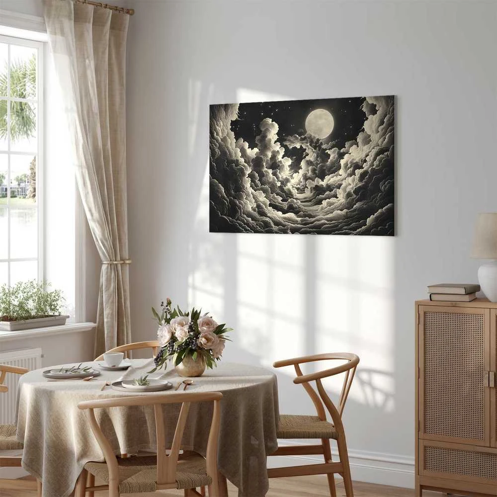 Artgeist Paveikslas - Moon and Stars Singing Among the Great Clouds
