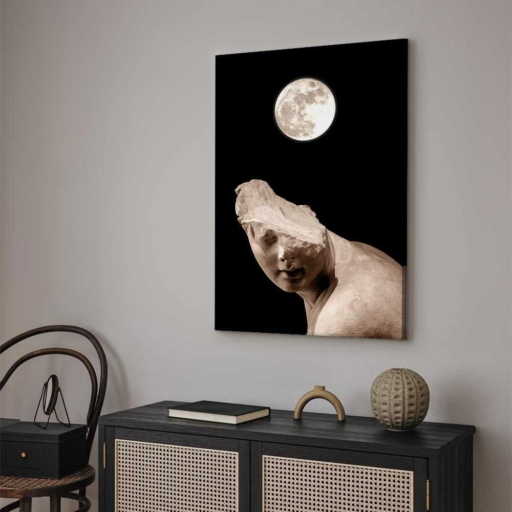 Artgeist Paveikslas - Moon and Statue (1 Part) Vertical