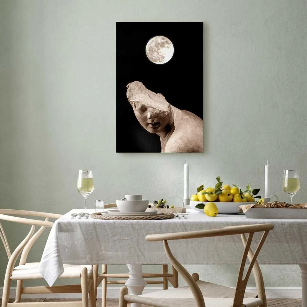 Artgeist Paveikslas - Moon and Statue (1 Part) Vertical