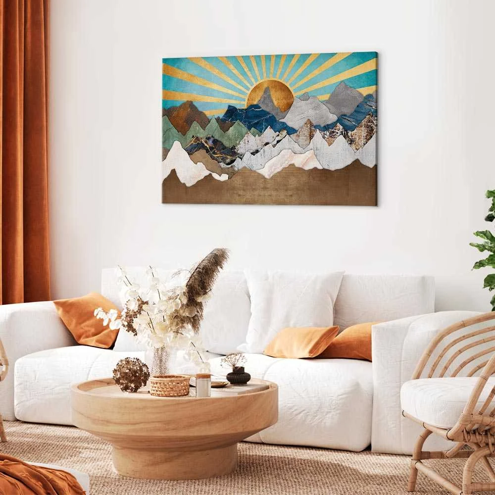 Artgeist Paveikslas - Morning in the Mountains (1 Part) Wide