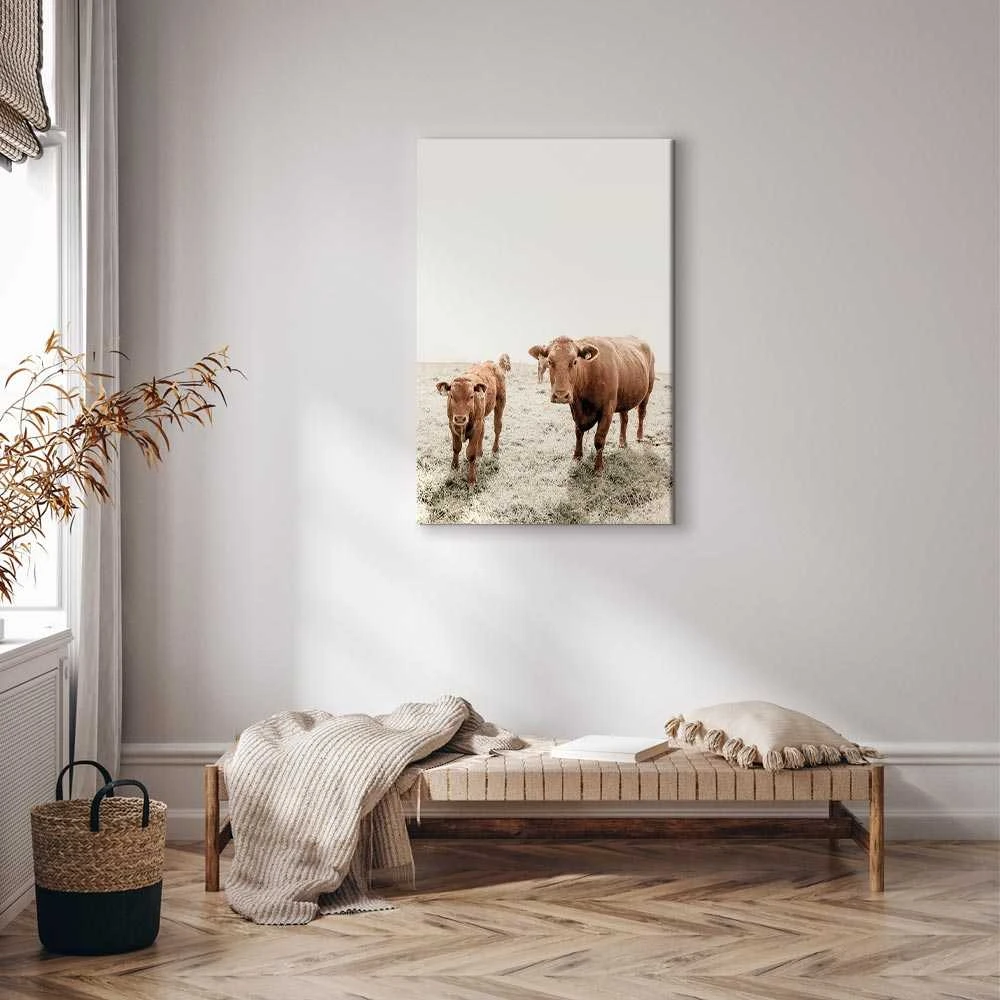 Artgeist Paveikslas - Mother and Calf (1 Part) Vertical