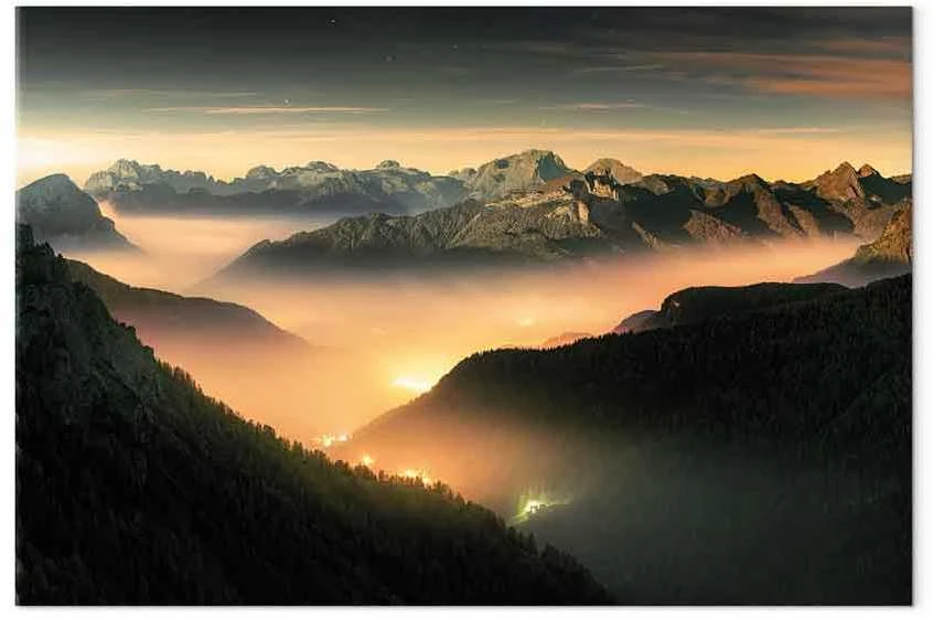 Artgeist Paveikslas - Mountain Breath (1 Part) Wide - Third Variant