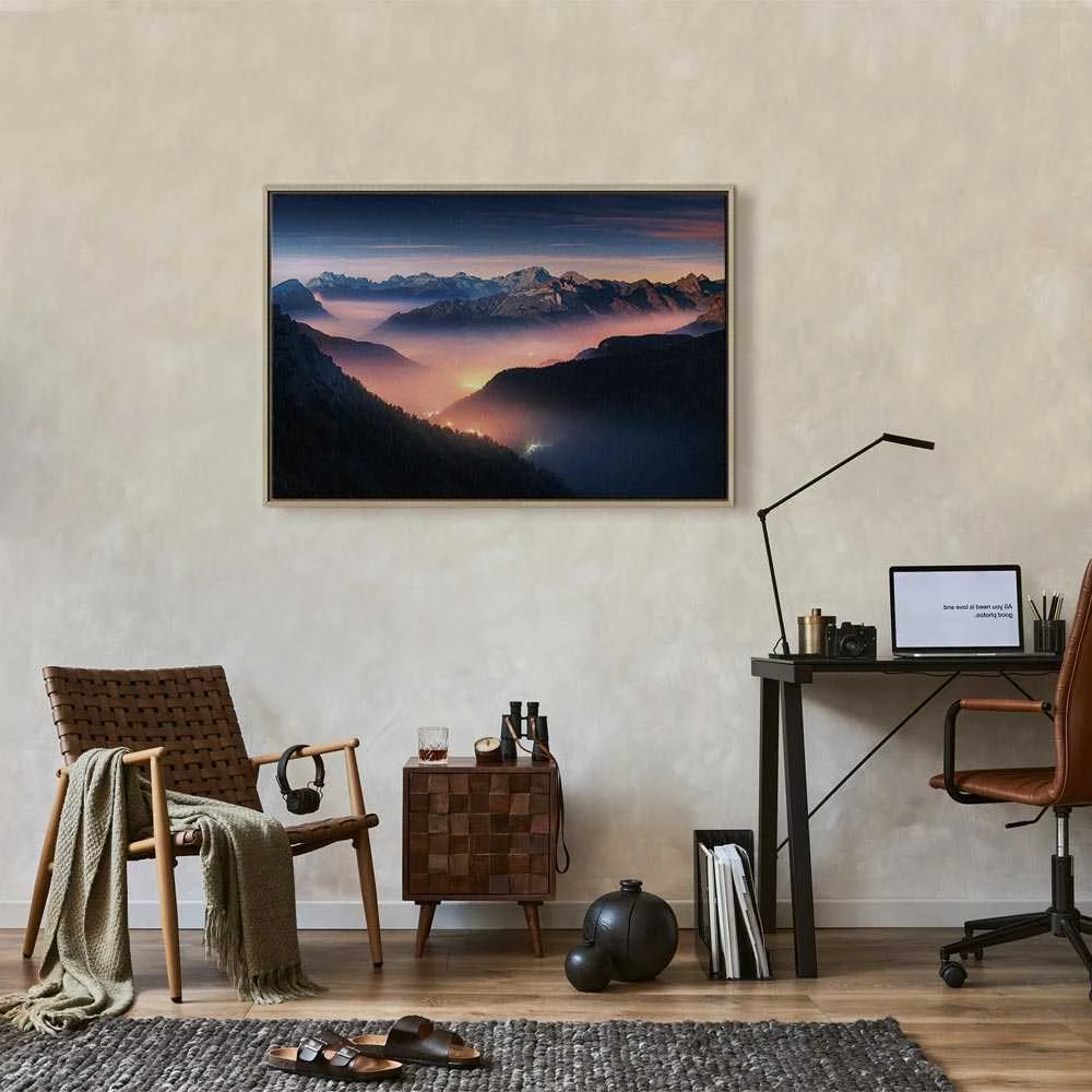 Artgeist Paveikslas - Mountain Breath (1 Part) Wide - First Variant