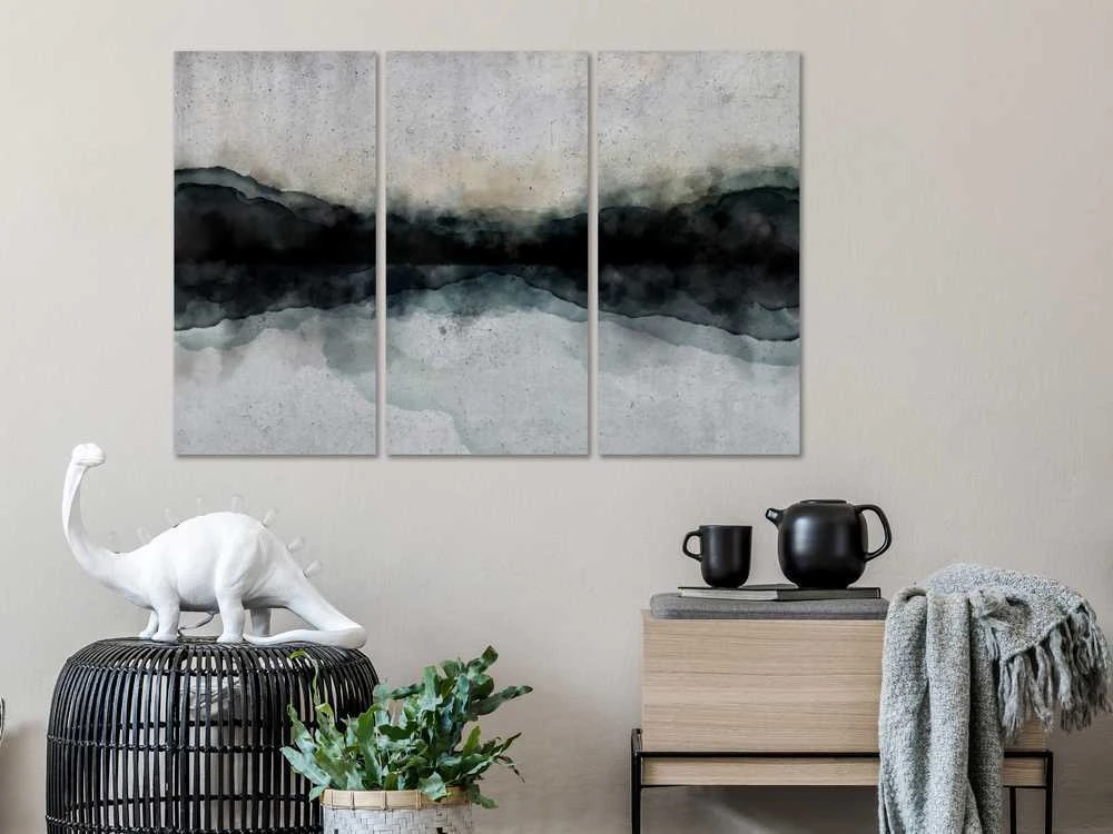 Artgeist Paveikslas - Mountain Surface of the Lake (3 Parts)