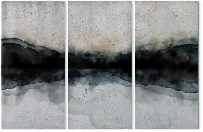 Artgeist Paveikslas - Mountain Surface of the Lake (3 Parts)