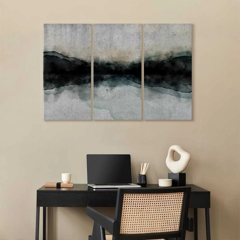 Artgeist Paveikslas - Mountain Surface of the Lake (3 Parts)