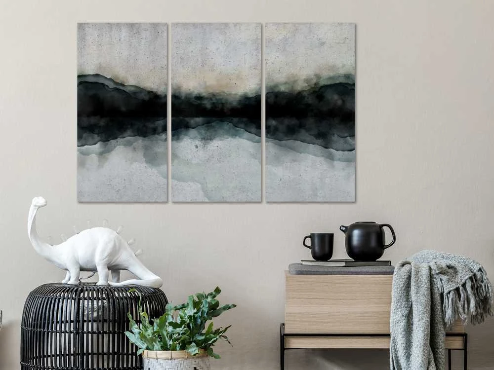 Artgeist Paveikslas - Mountain Surface of the Lake (3 Parts)
