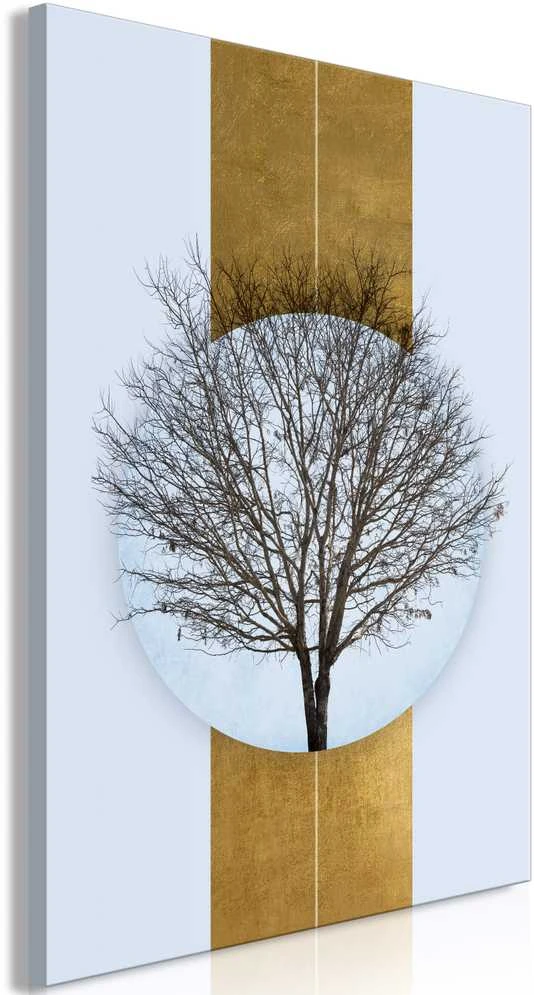 Artgeist Paveikslas - Circle of Nature (1-part) - Tree Branches in Round Composition