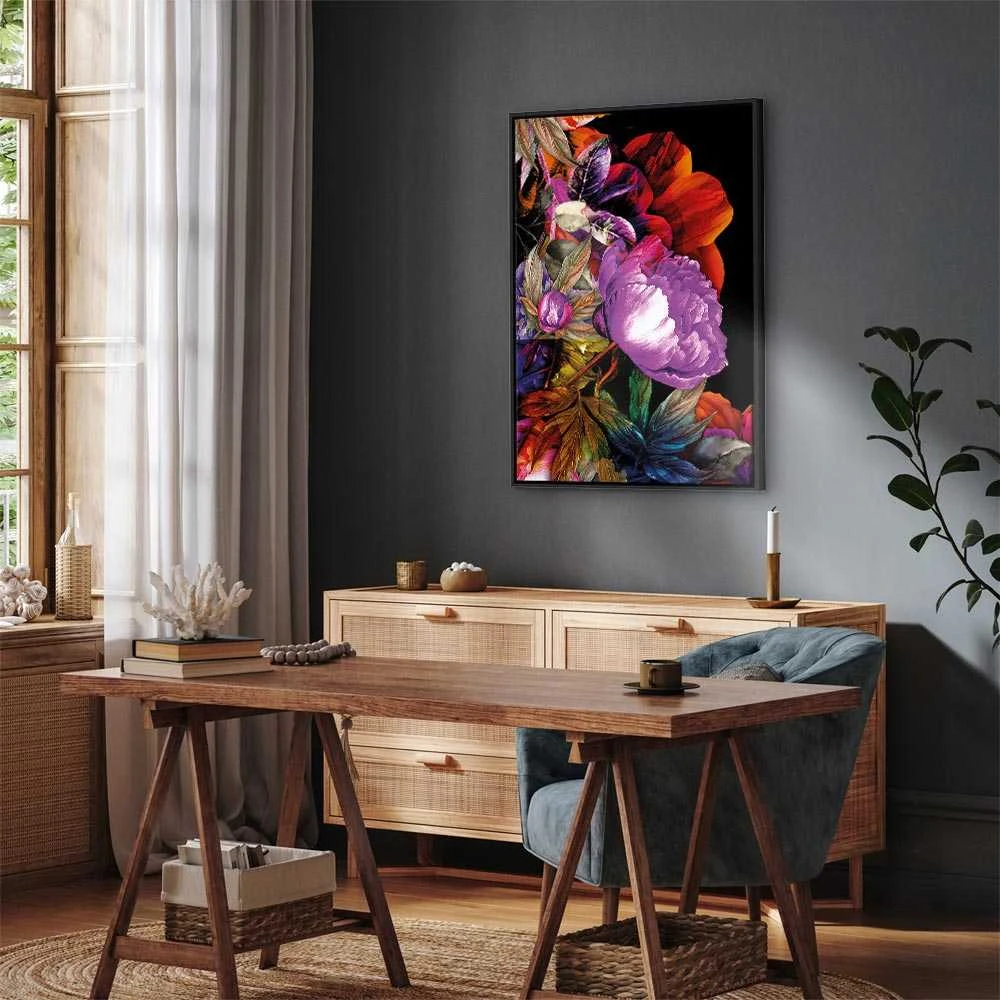 Artgeist Paveikslas - Nature in Summer Hues (1-part) - Flower Garden of Inspiration