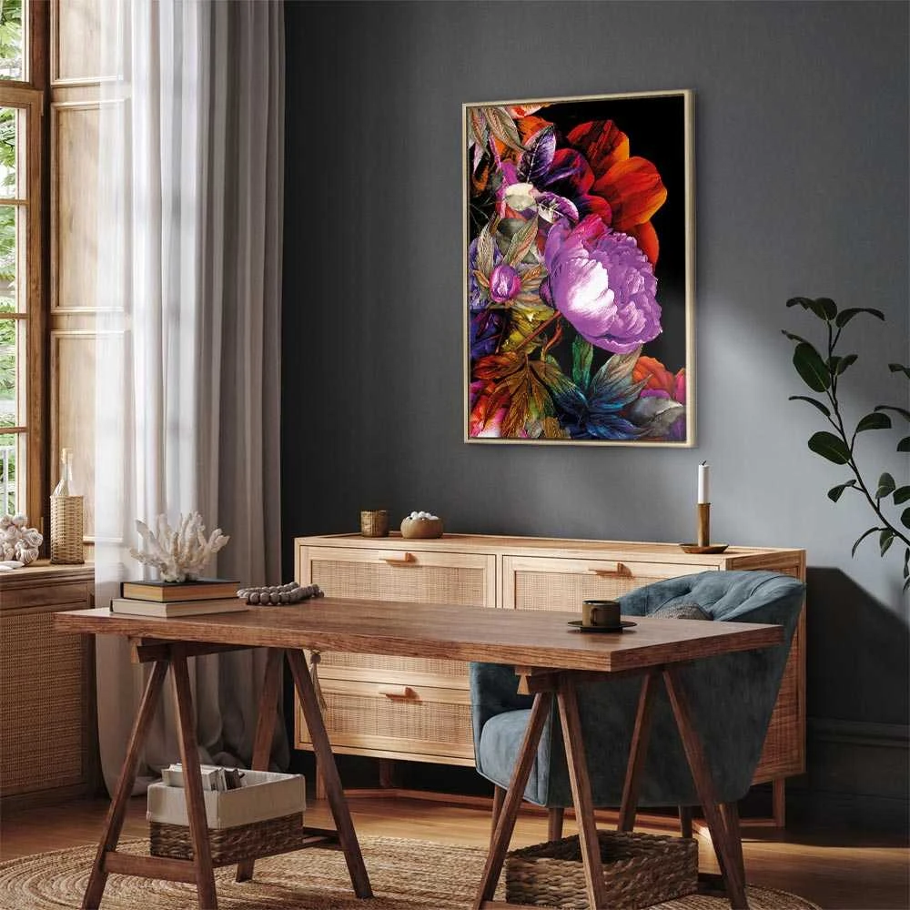 Artgeist Paveikslas - Nature in Summer Hues (1-part) - Flower Garden of Inspiration