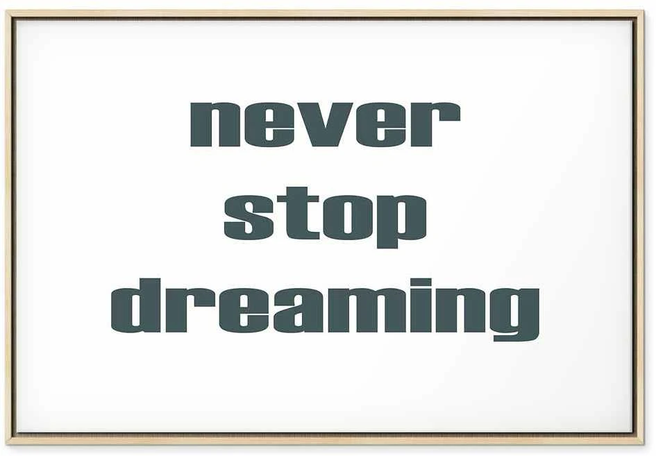 Artgeist Paveikslas - Never Stop Dreaming (1 Part) Wide