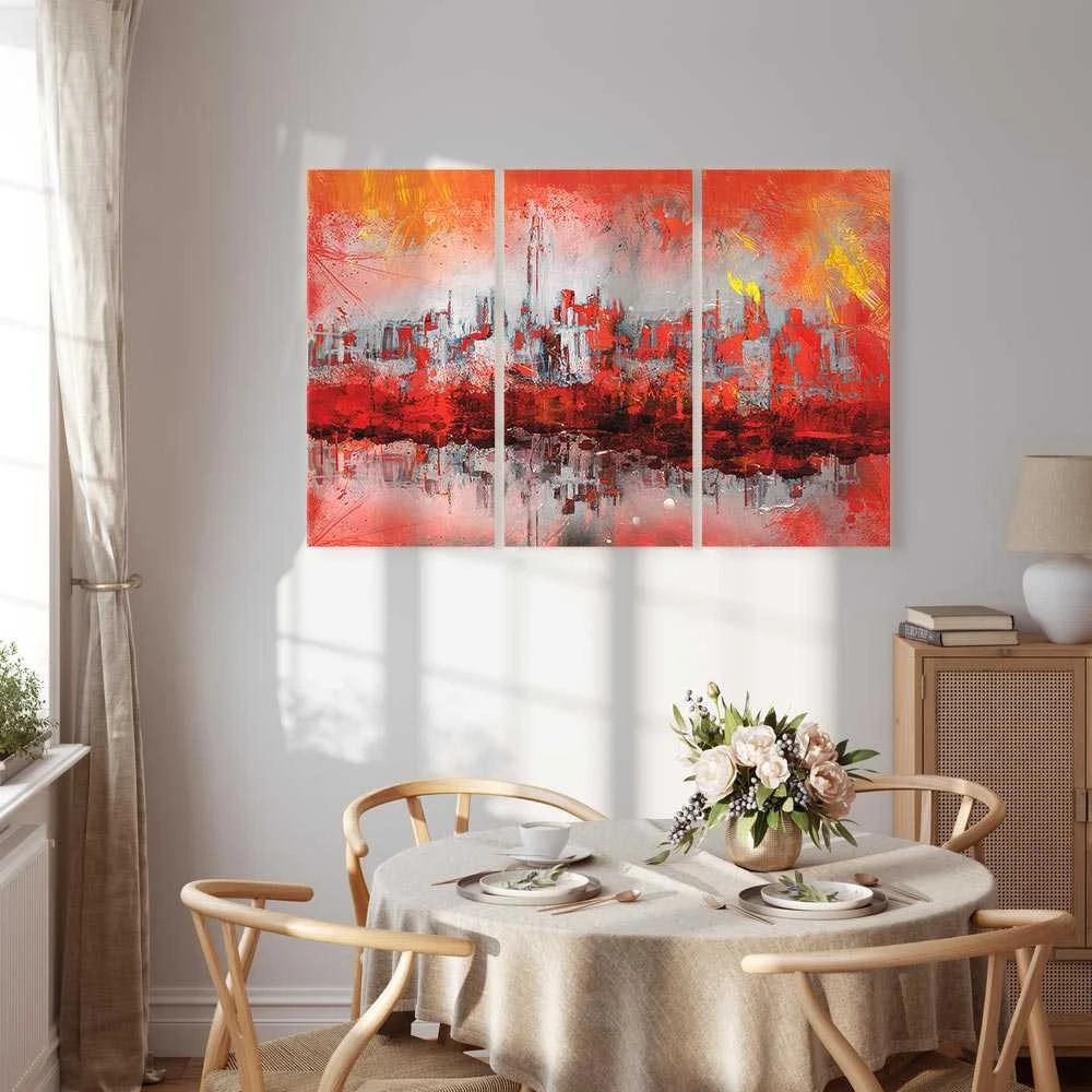 Artgeist Paveikslas - New York Sunset (3 Parts)
