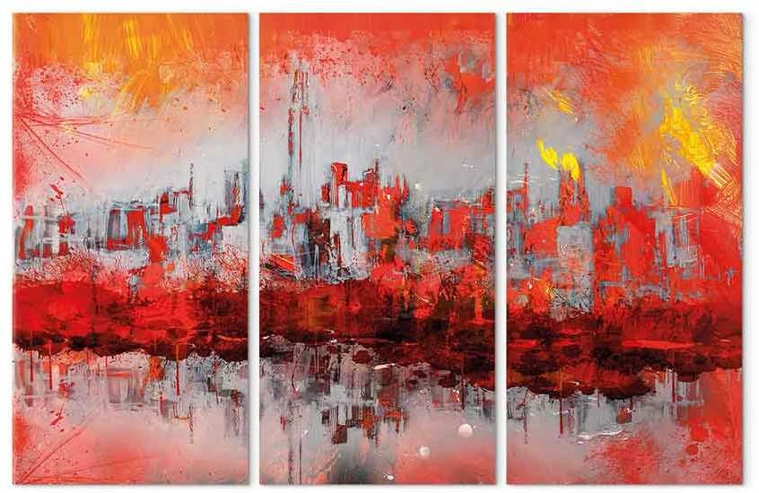 Artgeist Paveikslas - New York Sunset (3 Parts)