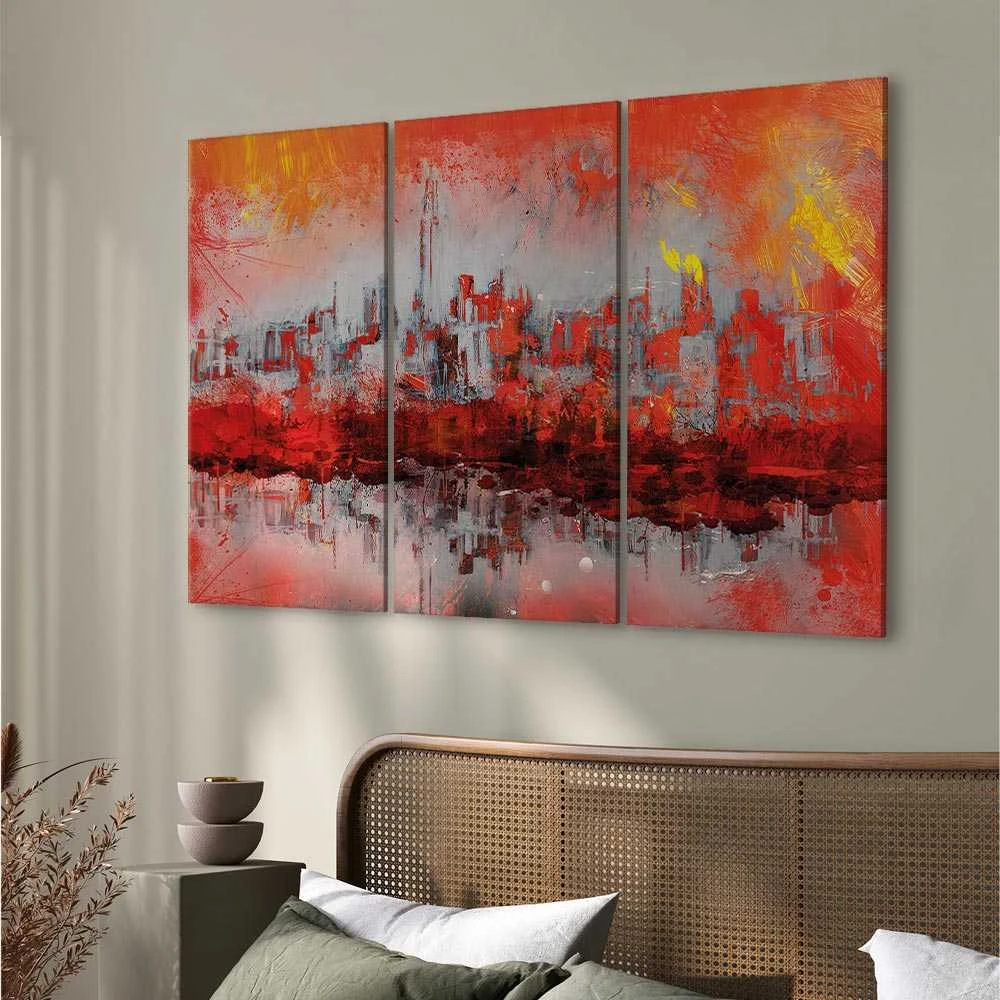 Artgeist Paveikslas - New York Sunset (3 Parts)