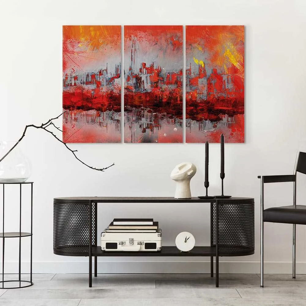 Artgeist Paveikslas - New York Sunset (3 Parts)