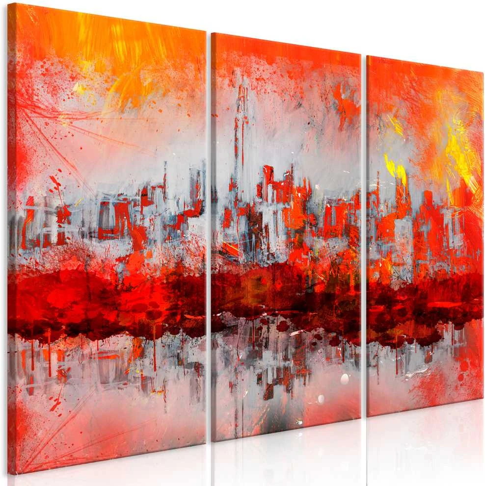 Artgeist Paveikslas - New York Sunset (3 Parts)