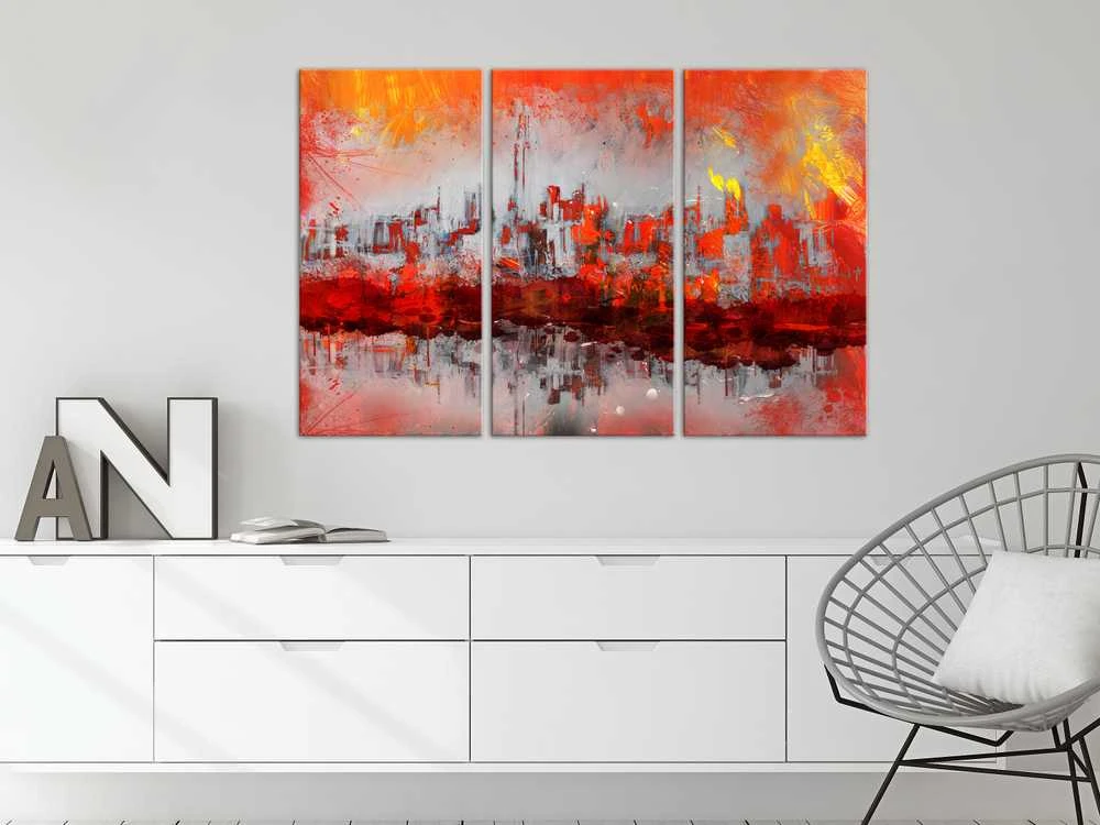 Artgeist Paveikslas - New York Sunset (3 Parts)